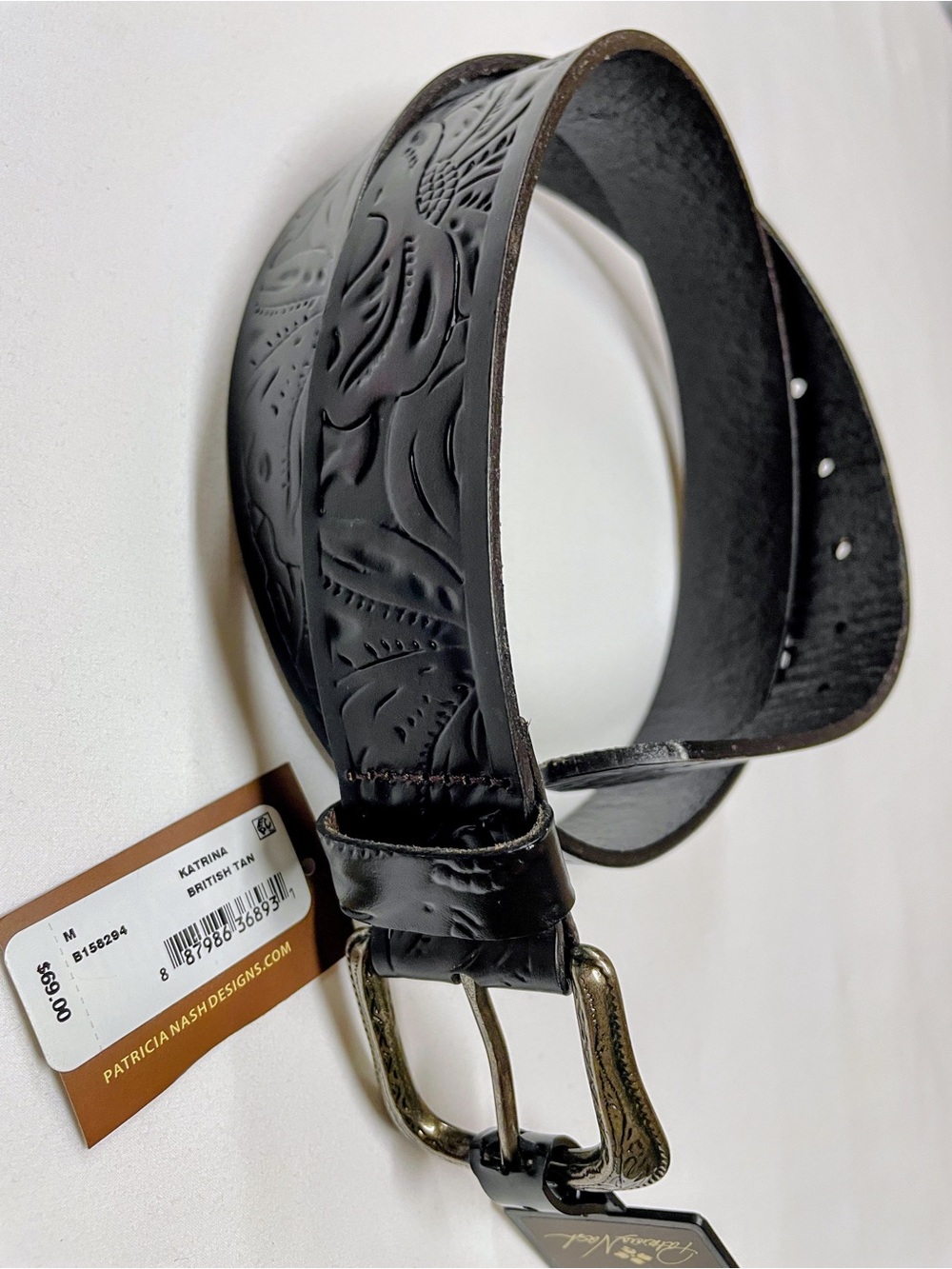 Patricia Nash Tooled Belt